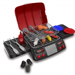wooden montessori BBQ role playing games sets