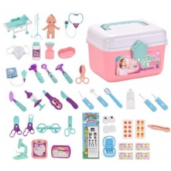 wooden montessori  42-Piece General Doctor Pretend Play Kit‌