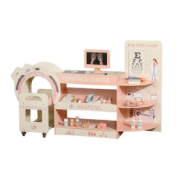 wooden montessori   Emergency Hospital Pretend Play Set
