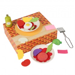 wooden montessori Kitchen Stove Role-Play Educational Toy