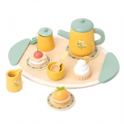 wooden montessori  Royal Style Kids' Afternoon Tea Pretend Play Set