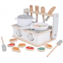 wooden montessori  White Kids' Play Stove toys
