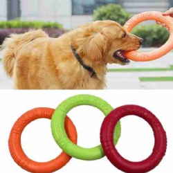 EVA Floating Pet Pull Ring Dog Chew Interactive Training Toy