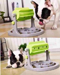 Adjustable Pet Dog Cat Slow-Feeder Bowls