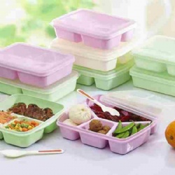 Supermarket Microwavable Plastic Lunch Box