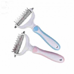 Stainless Steel Grooming Tools Open Knot Hair Double-Sided Comb