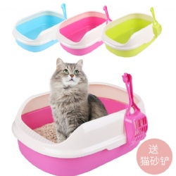 Semi-Closed Cat Toilet Litter Box