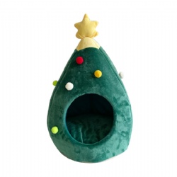 Christams tree dog house