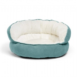 Durable soft short plush pet sofa