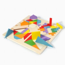 4 in1 Wooden Blocks Toys