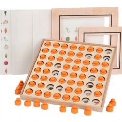 Wooden Puzzle Game Memory Board