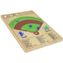 Wooden Baseball Dice Battle Table Board Game