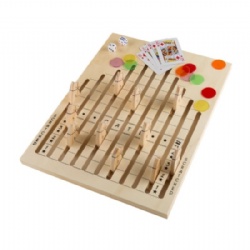 Wooden Horse Race Board Game