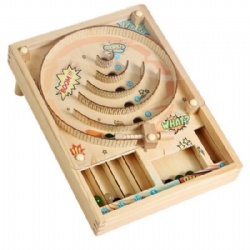 Wooden Pinball Machine Logic Toy