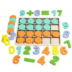 Number Blocks Puzzle Color Cognition Toy