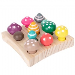 Mushroom Child Montessori Wooden Toy