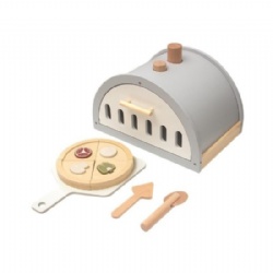 Wooden Pizza Oven Kitchen Set Toys