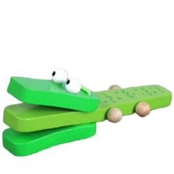 Wooden Alligator Clapper Children's Percussion Game