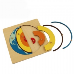 3D Puzzle Solar Core with Knob Game